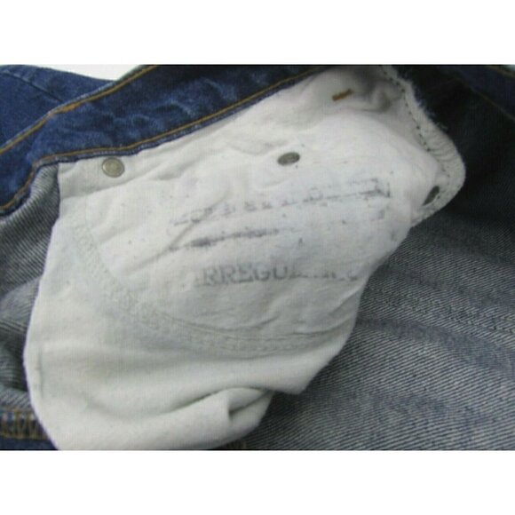 Vintage Men's Levi's 540 Jeans Tapered USA Leather Tab Size 38x30 Irregular - Picture 5 of 12